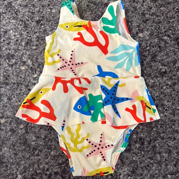 Colorful Kids Swimwear with Sea Life Design
